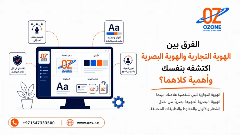 الفرق بين الهوية التجارية والهوية البصرية اكتشفة بنفسك وأهمية كلاهما؟