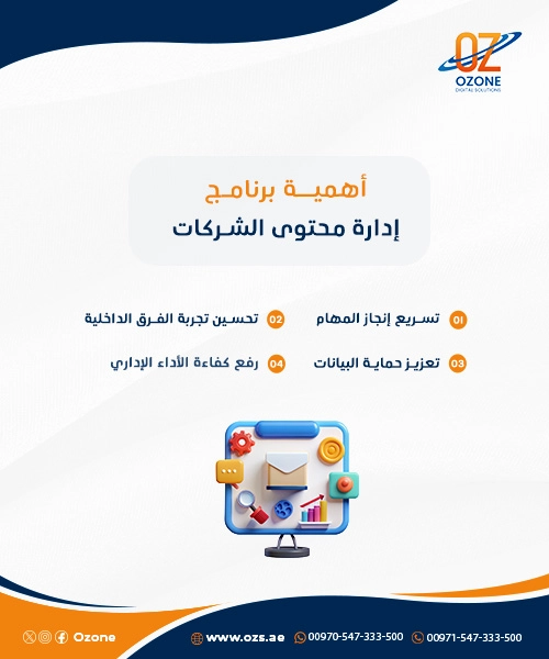 أهمية برنامج إدارة محتوى الشركات