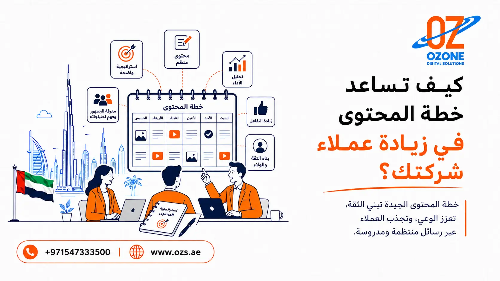 كيف تساعد خطة المحتوى في زيادة عملاء شركتك؟