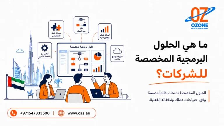 ما هي الحلول البرمجية المخصصة للشركات؟